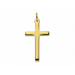 Collar de oro cruz cristiana