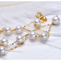 collar de oro y perlas