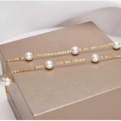 collar de oro y perlas