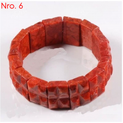 pulseras de coral rojo auténtico