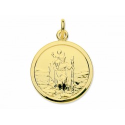 Medalla de oro 9k de San Cristobal