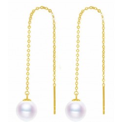 pendientes de oro con perlas grandes