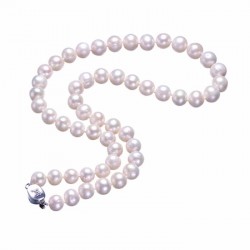 Collar de perlas cultivadas en agua dulce